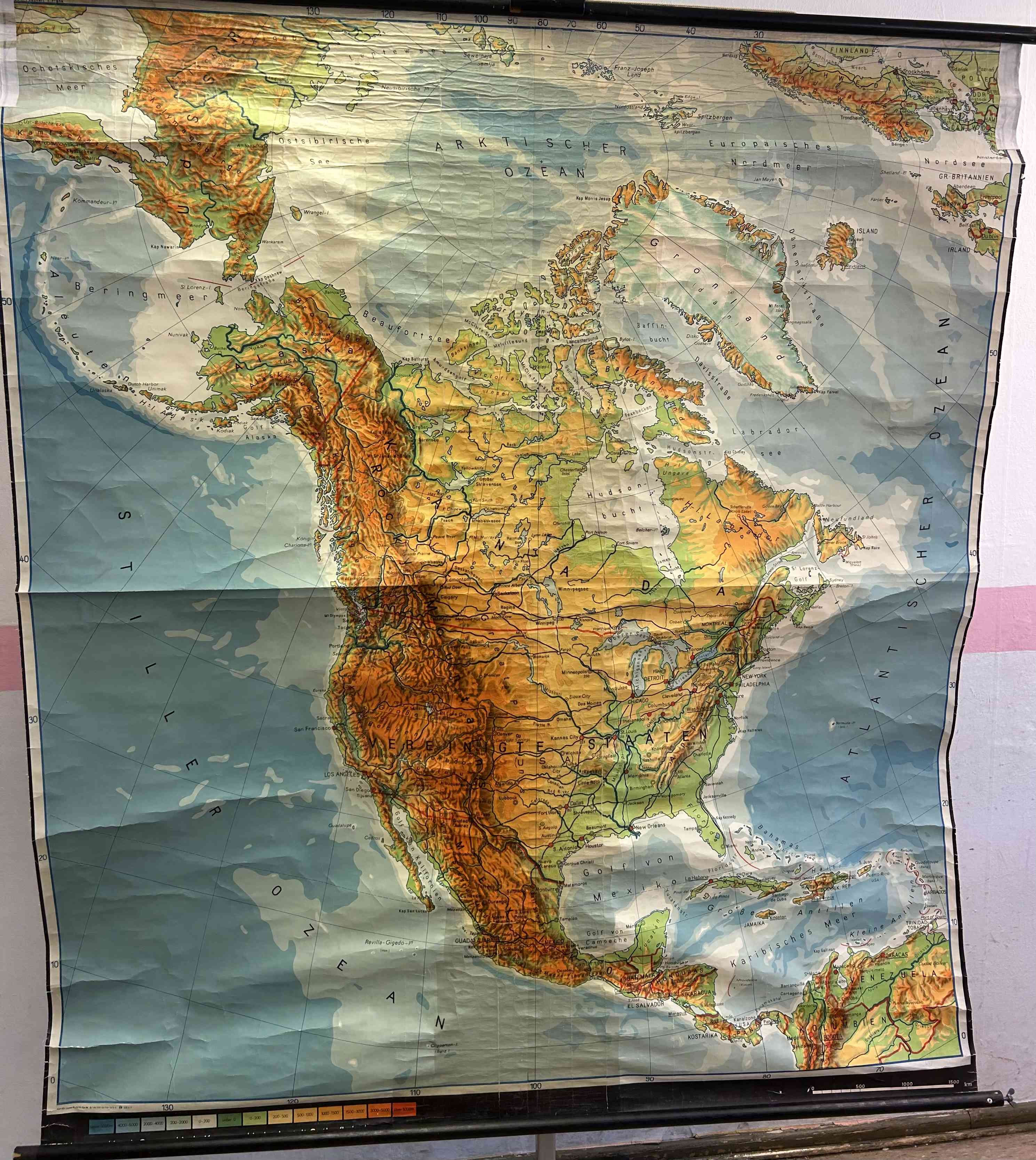 Nordamerika Grönland Arktis mit Gebrauchsspuren